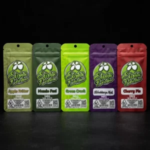 Eighth Brothers Disposable Vapes on a black background.