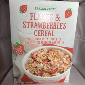 Trader Joe's Flakes and Strawberry Cereal