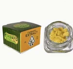 Greenline Fruit Burst Crumble container 1g on a white background