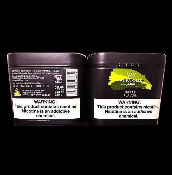 250g jar of Al Fakher Gape Flavor