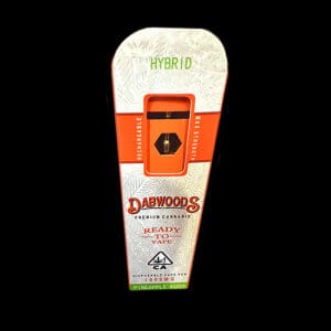 A box of Dabwoods - Pineapple Kush - 1g Disposable Vape