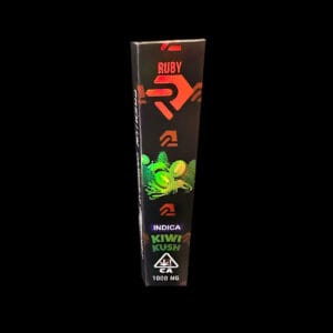 A Box of RUBY CARTS KIWI KUSH [INDICA] - 1g