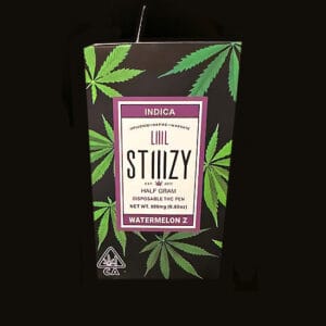 A Box of Stiiizy Indica Watermelon z - 500mg